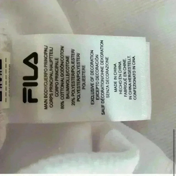 Fila White Newton Crew Neck Sweatshirt - Picture 5 of 5